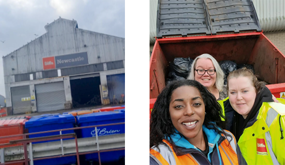 Ground Control with the Biffa waste management team in Newcastle